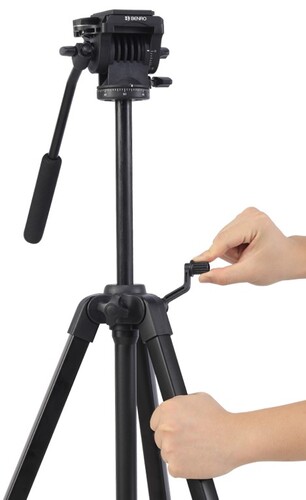 Купить Штатив Benro T891+MH2N черный  5476038. Характеристики, отзывы и цены в Донецке