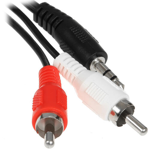 Купить Кабель   Aceline 3.5 mm jack - RCA x2 черный  1380014. Характеристики, отзывы и цены в Донецке