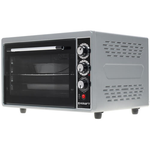Купить Мини-печь Kraft KF-MO 3803 KGR серый  8108444. Характеристики, отзывы и цены в Донецке
