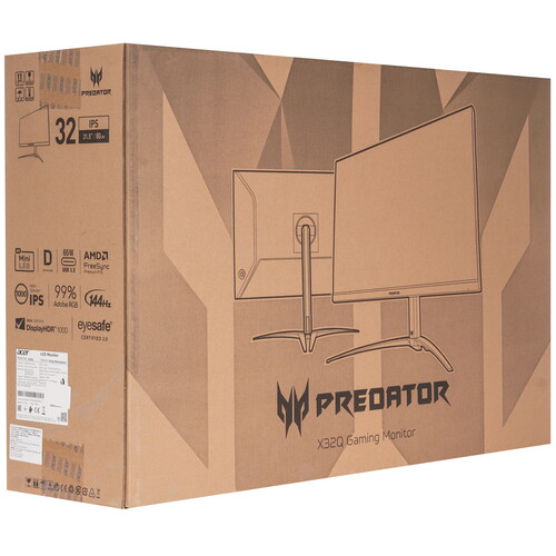 Купить 31.5" Монитор Acer Predator X32QFSbmiiphuzx черный  5463469. Характеристики, отзывы и цены в Донецке