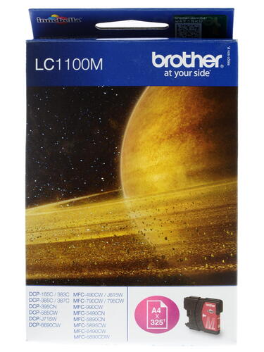 Купить Картридж Brother LC-1100M пурпурный  0111624. Характеристики, отзывы и цены в Донецке