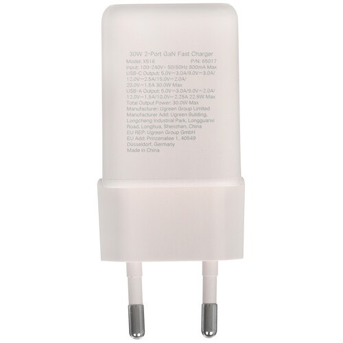 Купить Сетевое зарядное устройство Ugreen X516 розовый  9282982. Характеристики, отзывы и цены в Донецке