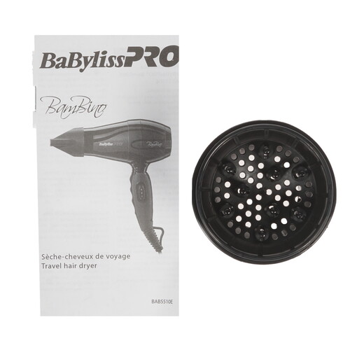 Купить Фен BaByliss Pro BamBino BAB5510E черный  1247266. Характеристики, отзывы и цены в Донецке