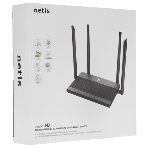 Купить Wi-Fi роутер NETIS N3  4759727. Характеристики, отзывы и цены в Донецке