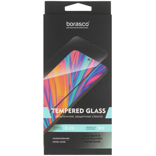 Купить Защитное стекло BoraSCO для экрана Tecno SPARK 30 Pro  5628686. Характеристики, отзывы и цены в Донецке