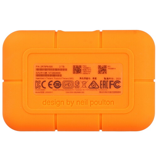 Купить 2048 ГБ Внешний SSD LaCie Rugged [STHR2000800]  4760161. Характеристики, отзывы и цены в Донецке
