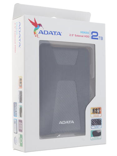 Купить 2 ТБ Внешний HDD ADATA HD650 [AHD650-2TU31-CBK]  1190762. Характеристики, отзывы и цены в Донецке
