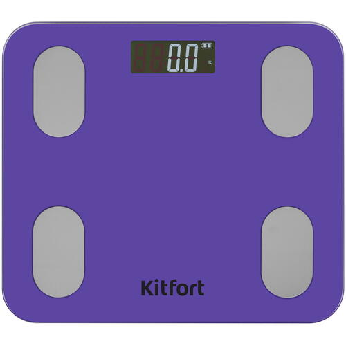 Купить Весы Kitfort КТ-827 фиолетовый  9101840. Характеристики, отзывы и цены в Донецке