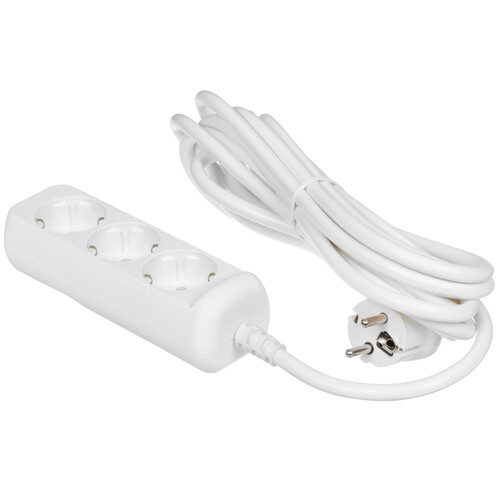 Купить Удлинитель ЭРА U-3e-5m-3x1.5 белый  9202256. Характеристики, отзывы и цены в Донецке