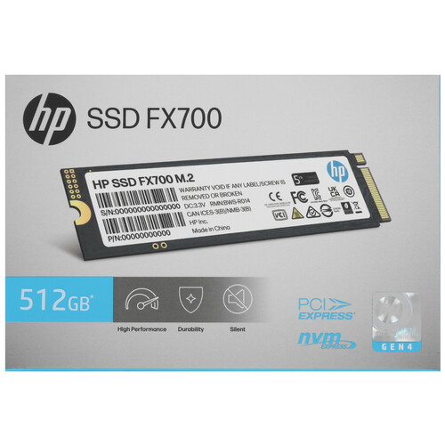 Купить 512 ГБ M.2 NVMe накопитель HP FX700  5454023. Характеристики, отзывы и цены в Донецке