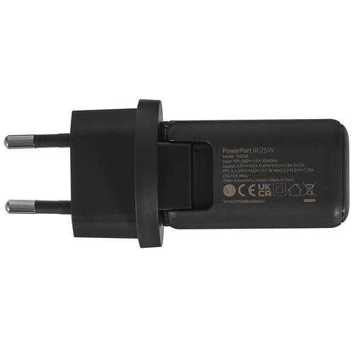 Купить Сетевое зарядное устройство Anker PowerPort III 25W черный  5367363. Характеристики, отзывы и цены в Донецке