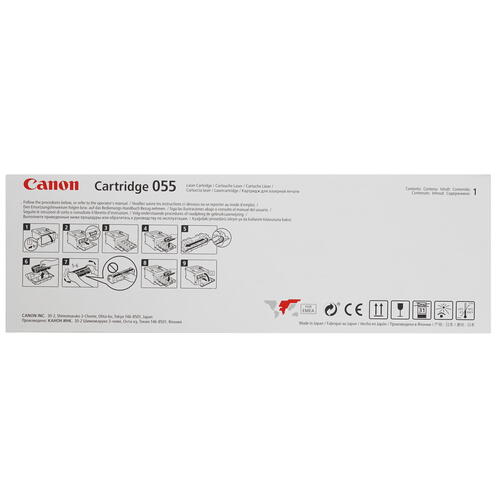Купить Картридж лазерный Canon 055BK черный  1625390. Характеристики, отзывы и цены в Донецке