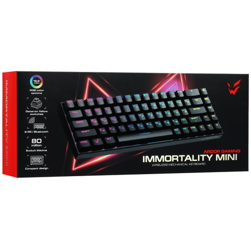 Купить Клавиатура  проводная + беспроводная ARDOR GAMING Immortality mini  5068394. Характеристики, отзывы и цены в Донецке