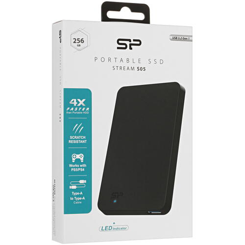 Купить 256 ГБ Внешний SSD Silicon Power S05  5431536. Характеристики, отзывы и цены в Донецке