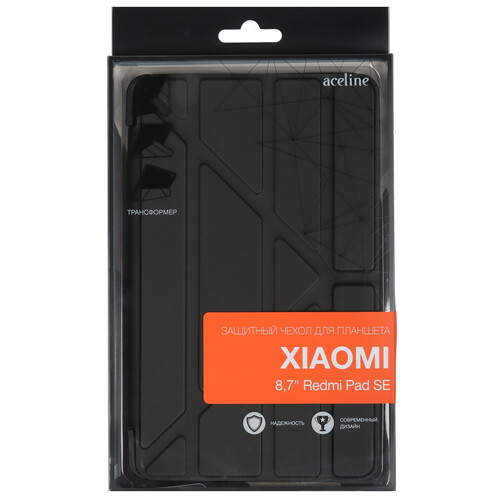 Купить Чехол-книжка Aceline Origami для Xiaomi Redmi Pad SE 8.7 черный  5620563. Характеристики, отзывы и цены в Донецке