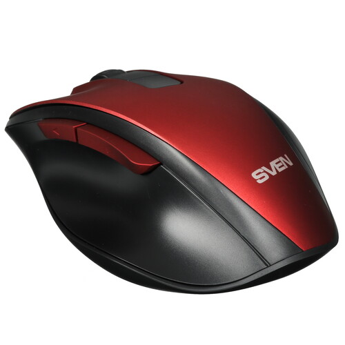 Купить Мышь беспроводная SVEN RX-525SW [SV-021856] красный  9071038. Характеристики, отзывы и цены в Донецке