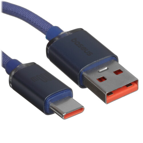Купить Кабель круглый Baseus USB Type-C - USB 2.0 Type-A синий 1.2 м  9167057. Характеристики, отзывы и цены в Донецке