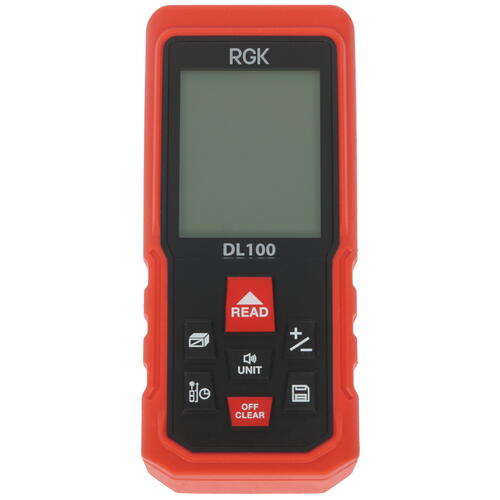 Купить Лазерный дальномер RGK DL100  8119332. Характеристики, отзывы и цены в Донецке