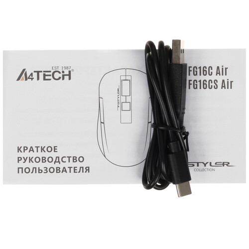 Купить Мышь беспроводная A4Tech Fstyler FG16C Air  5435539. Характеристики, отзывы и цены в Донецке