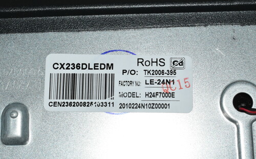 Купить LCD 24" для телевизора DEXP H24F7000E (CX236DLEDM) [V236BJ1-P01_REV.CB]  7716605. Характеристики, отзывы и цены в Донецке