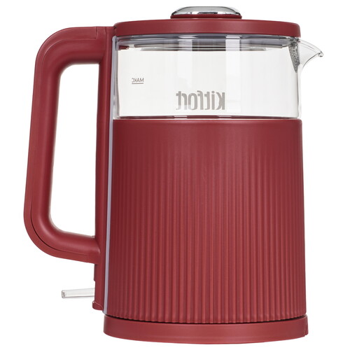 Купить Электрочайник Kitfort КТ-8716 красный  9263508. Характеристики, отзывы и цены в Донецке