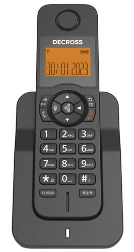 Купить Телефон беспроводной (DECT) DECROSS DC1005  5412552. Характеристики, отзывы и цены в Донецке