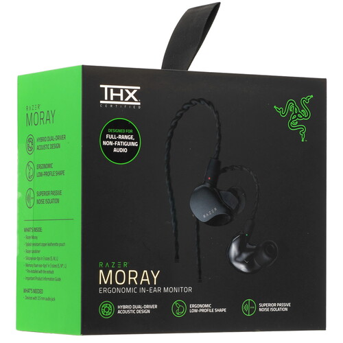 Купить Проводные наушники Razer Moray черный  5483359. Характеристики, отзывы и цены в Донецке