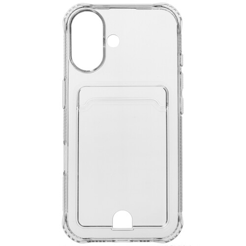 Купить Накладка  Aceline Pocket для Apple iPhone 16 прозрачный  9113688. Характеристики, отзывы и цены в Донецке