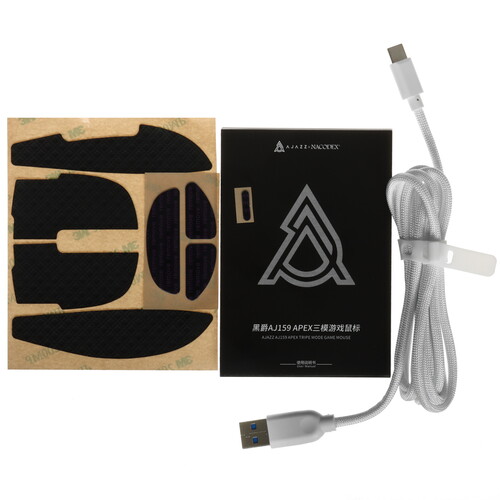 Купить Мышь беспроводная/проводная AJAZZ AJ159 APEX  белый  5636174. Характеристики, отзывы и цены в Донецке