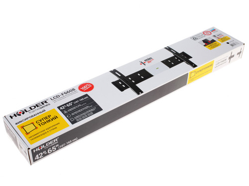 Купить Кронштейн для ТВ Holder LCD-F6608 черный  6633109. Характеристики, отзывы и цены в Донецке