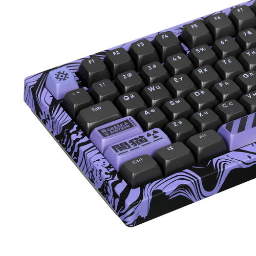 Купить Клавиатура проводная Дарк проджект x AKKO 5075S Purple [DP-KD-5075-GSP]  5462343. Характеристики, отзывы и цены в Донецке