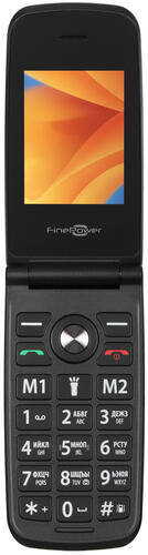 Купить Сотовый телефон FinePower SR243 черный  9004437. Характеристики, отзывы и цены в Донецке