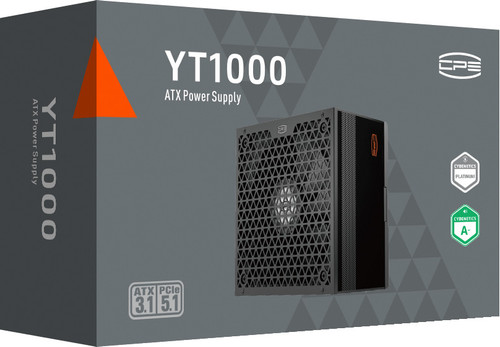 Купить Блок питания PCCooler YT1000 [P5-YT1000-P1FFBK1-EU] черный  5640122. Характеристики, отзывы и цены в Донецке
