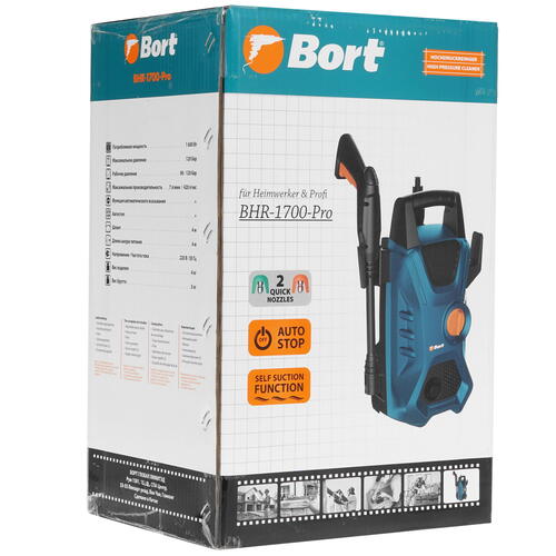 Купить Мойка высокого давления Bort BHR-1700-Pro  9953869. Характеристики, отзывы и цены в Донецке