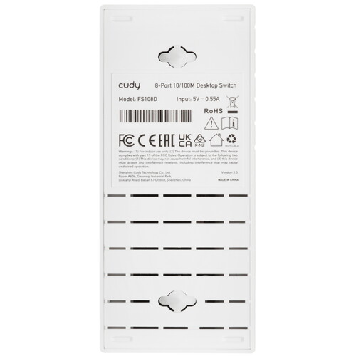 Купить Коммутатор Cudy FS108D 3.0  5619430. Характеристики, отзывы и цены в Донецке