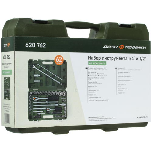 Купить Набор инструментов Дело Техники 620762  5310772. Характеристики, отзывы и цены в Донецке