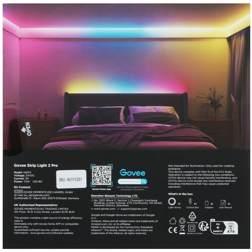 Купить Светодиодная лента Govee Strip Light 2 Pro  5606638. Характеристики, отзывы и цены в Донецке