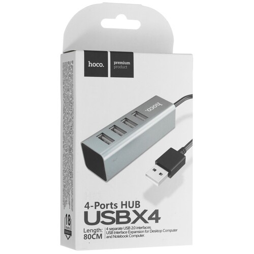 Купить USB-разветвитель Hoco HB1  5470374. Характеристики, отзывы и цены в Донецке