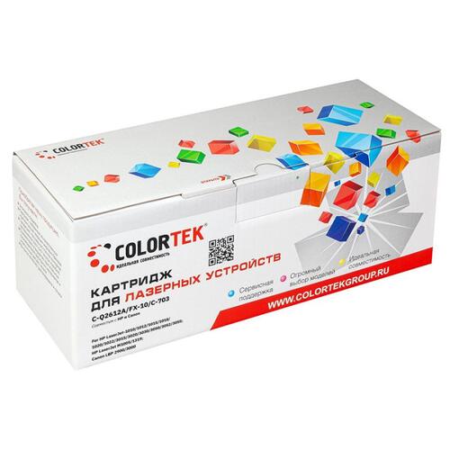 Купить Картридж лазерный Colortek Q2612A/Canon FX-10/Canon C-703 черный  5367136. Характеристики, отзывы и цены в Донецке
