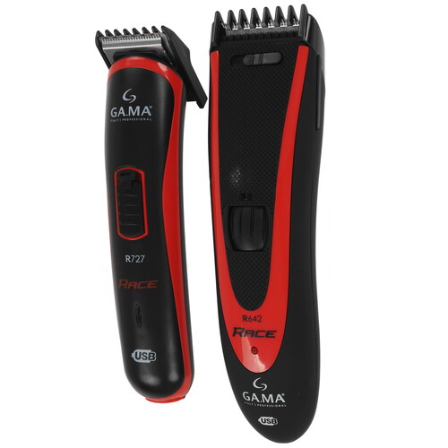 Купить Машинка для стрижки GA.MA R642 - HF + R727 - HF красный/черный  9269234. Характеристики, отзывы и цены в Донецке
