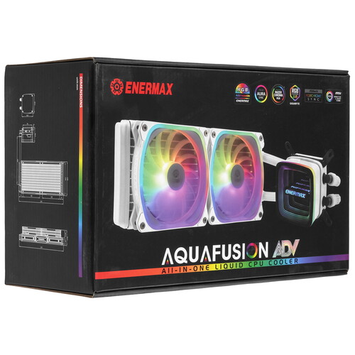Купить Система охлаждения Enermax ELC-AQFA240-SQA-W  белая  5615190. Характеристики, отзывы и цены в Донецке