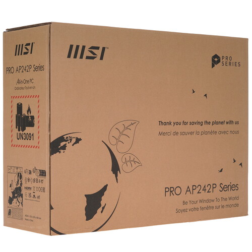Купить 23.8" Моноблок MSI PRO AP242P 14M-668XRU [9S6-AE0622-831]  5488613. Характеристики, отзывы и цены в Донецке