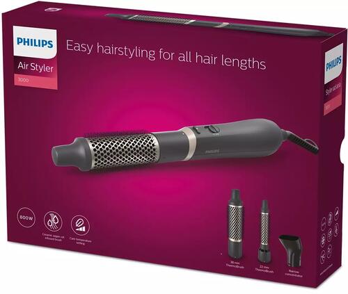 Купить Фен-щетка Philips BHA301/00 черный  9052879. Характеристики, отзывы и цены в Донецке