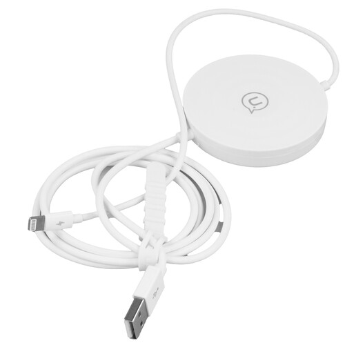 Купить Беспроводное зарядное устройство USAMS US-CC096 белый  5480338. Характеристики, отзывы и цены в Донецке