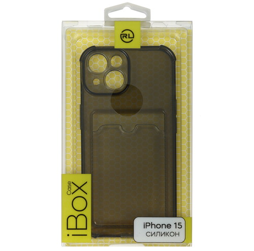 Купить Накладка  Red Line iBox Crystal для Apple iPhone 15 черный  5498062. Характеристики, отзывы и цены в Донецке