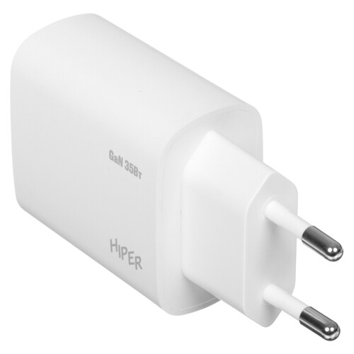 Купить Сетевое зарядное устройство HIPER HP-WC042 белый  5612963. Характеристики, отзывы и цены в Донецке