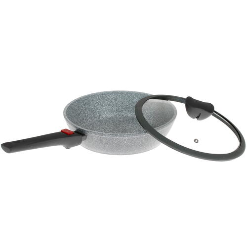 Купить Сковорода OneTwo Moonstone O3FP079, 24 см серый  1373066. Характеристики, отзывы и цены в Донецке