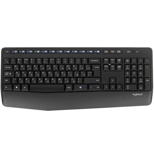 Купить Клавиатура+мышь беспроводная   Logitech Wireless Desktop MK345 черный  1696621. Характеристики, отзывы и цены в Донецке