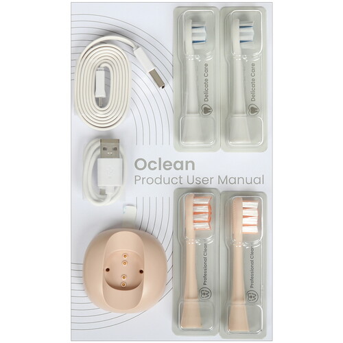 Купить Электрическая зубная щетка Oclean X Pro Digital Set золотистый  9017071. Характеристики, отзывы и цены в Донецке