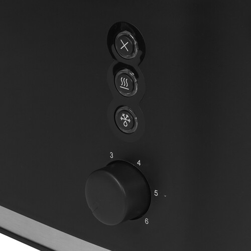 Купить Тостер Kitfort КТ-6217 черный  9040849. Характеристики, отзывы и цены в Донецке